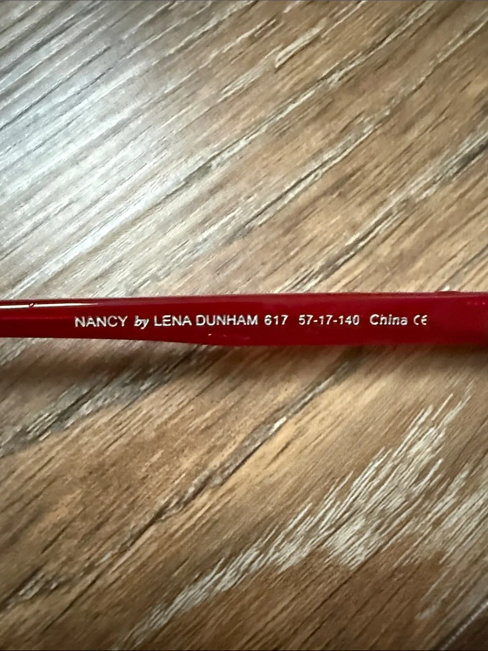 Warby Parker Nancy by Lena Dunham Red glasses